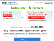 Tablet Screenshot of itzacon.com